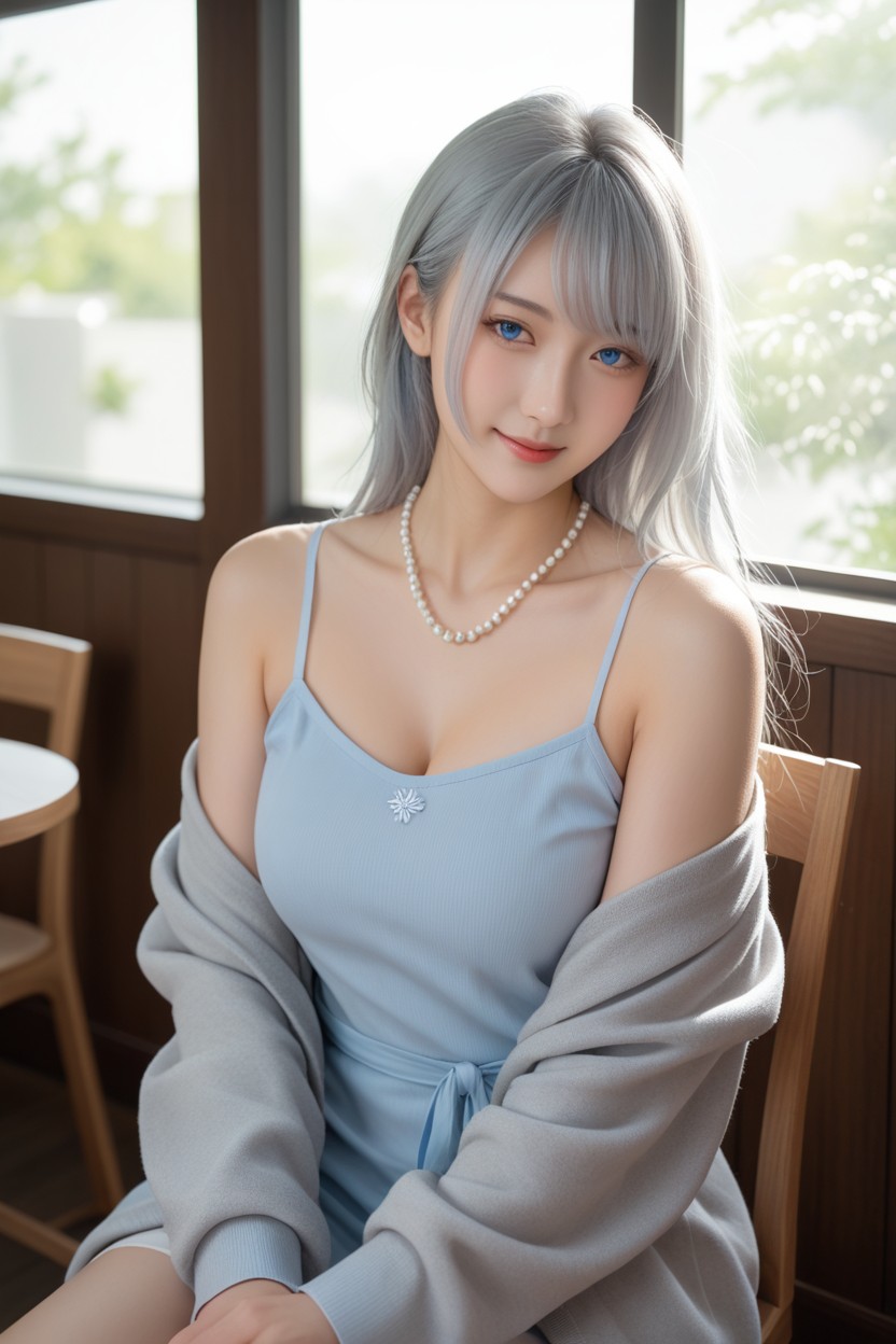 Volumetric Lighting, Depth Of Field, Pearl Necklace AI國產黃片