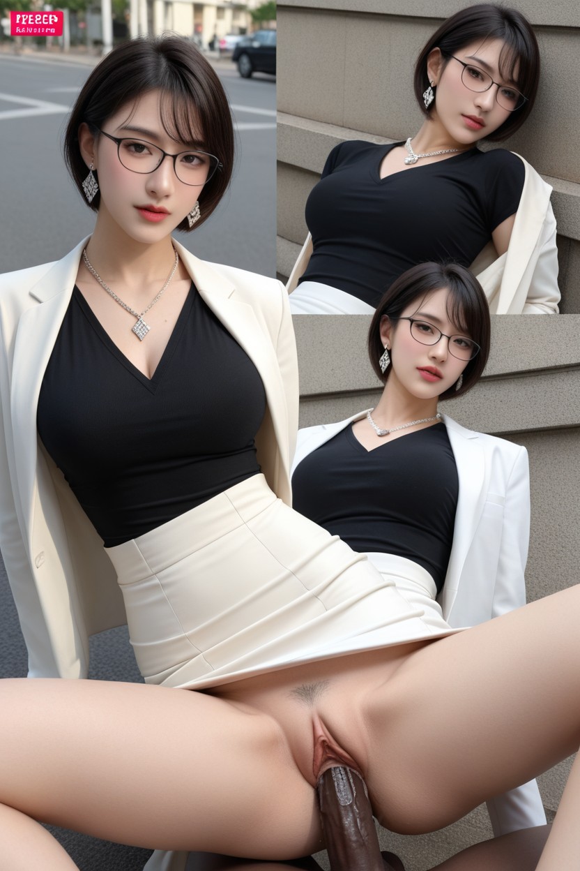 Wide Hips, Sharp Focus, Mignon Porno IA Asiatique