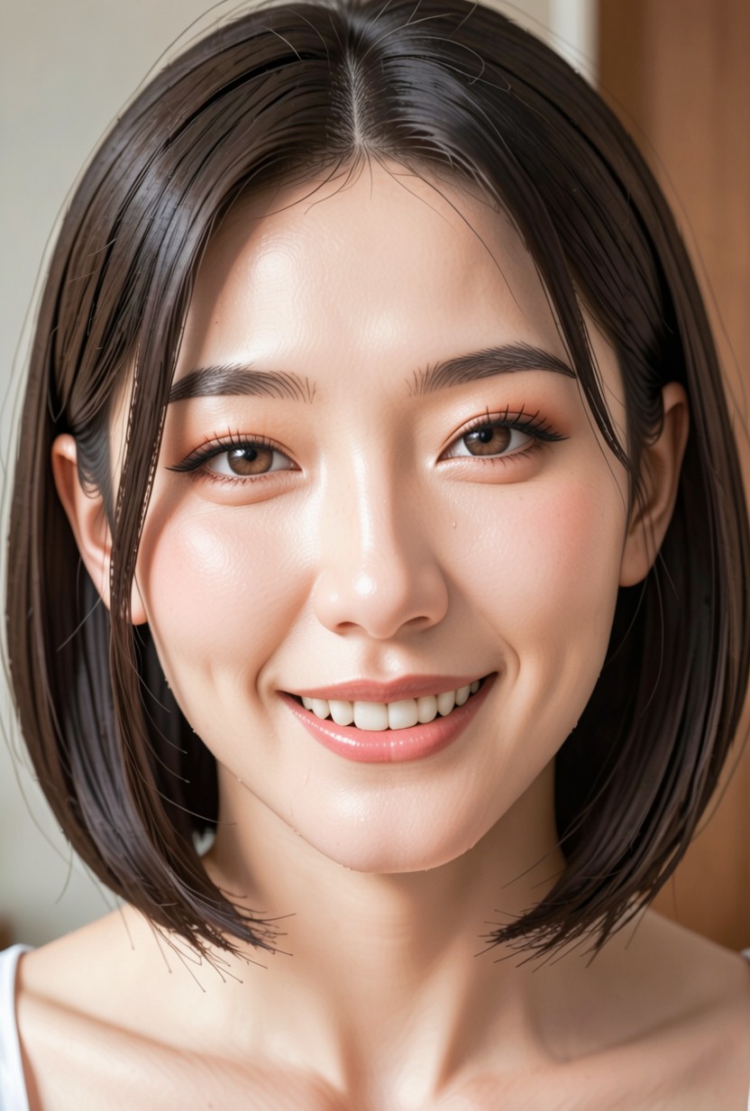 Highly Detailed Iris Texture, Natural And Soft Aegyosal Under The Eyes, Realistic Under-eye Fullness Porno IA Asiatique