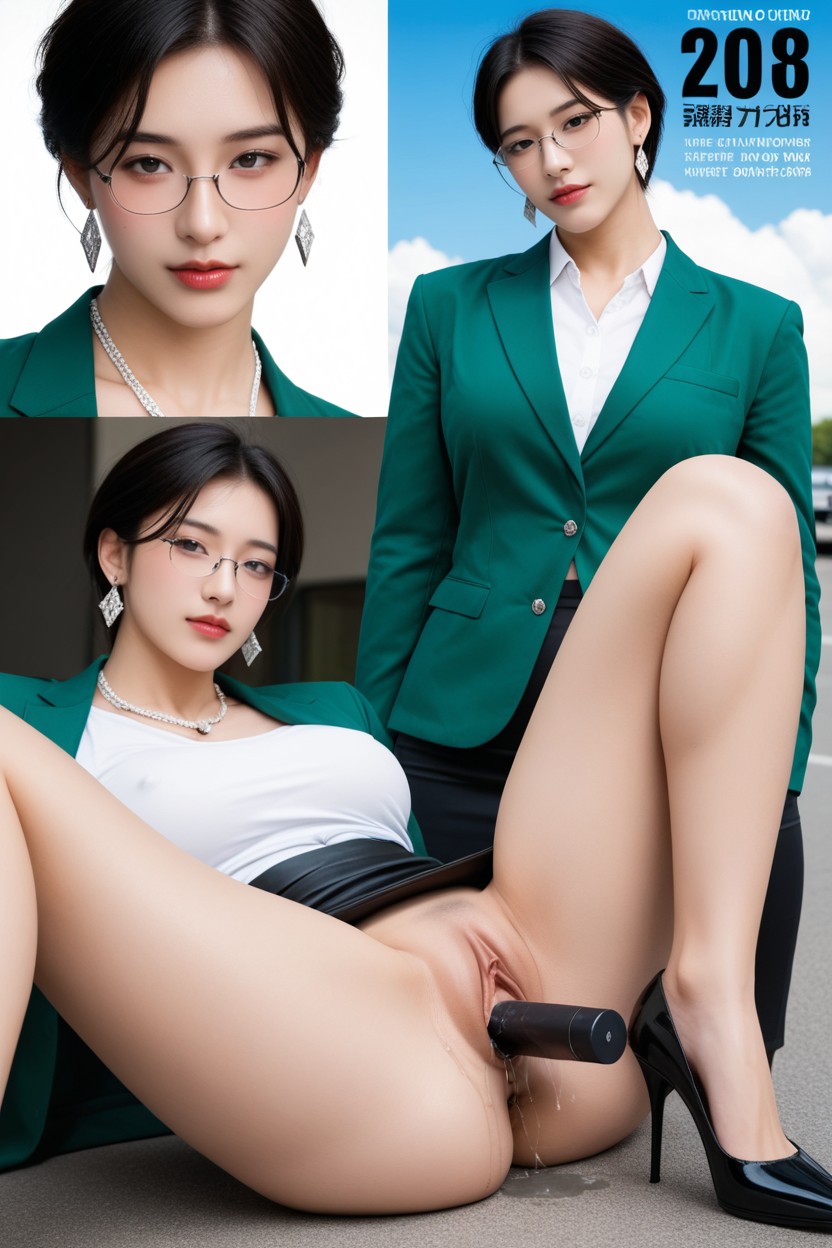Medium Breast, Wide Vagina, Wide Hips アジアのAIポルノ