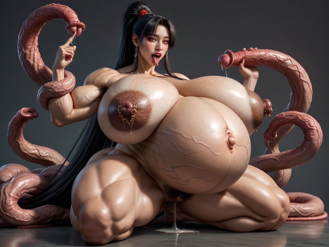 Side View, She Was Excited And Her Nostrils Were Flared, Freckles On Boobs AI国产黄片