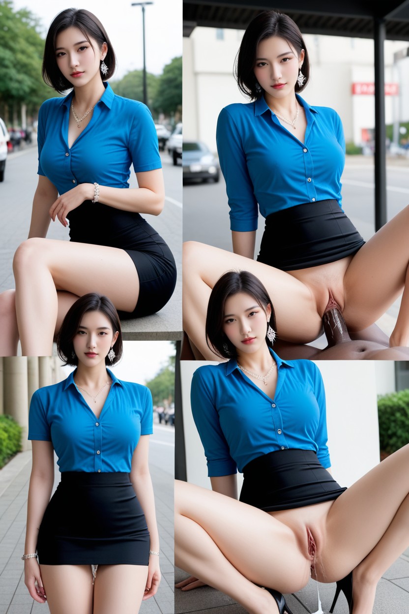 Idol Face, Wide Vagina, Uhdk Asian AI Porn