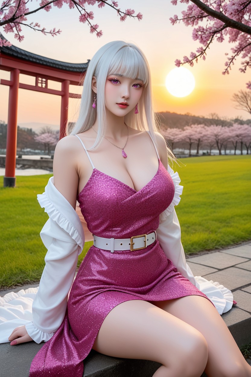 Chinese Goddes, Vista Frontal, Chinese Idol Porno asiático IA