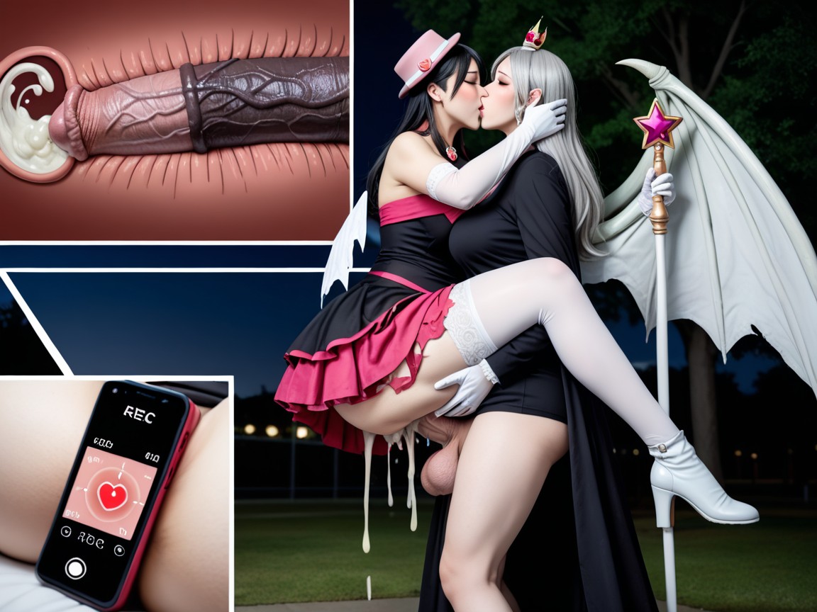 Recording On Smartphone, 18+, Submissive Woman Porno asiático IA