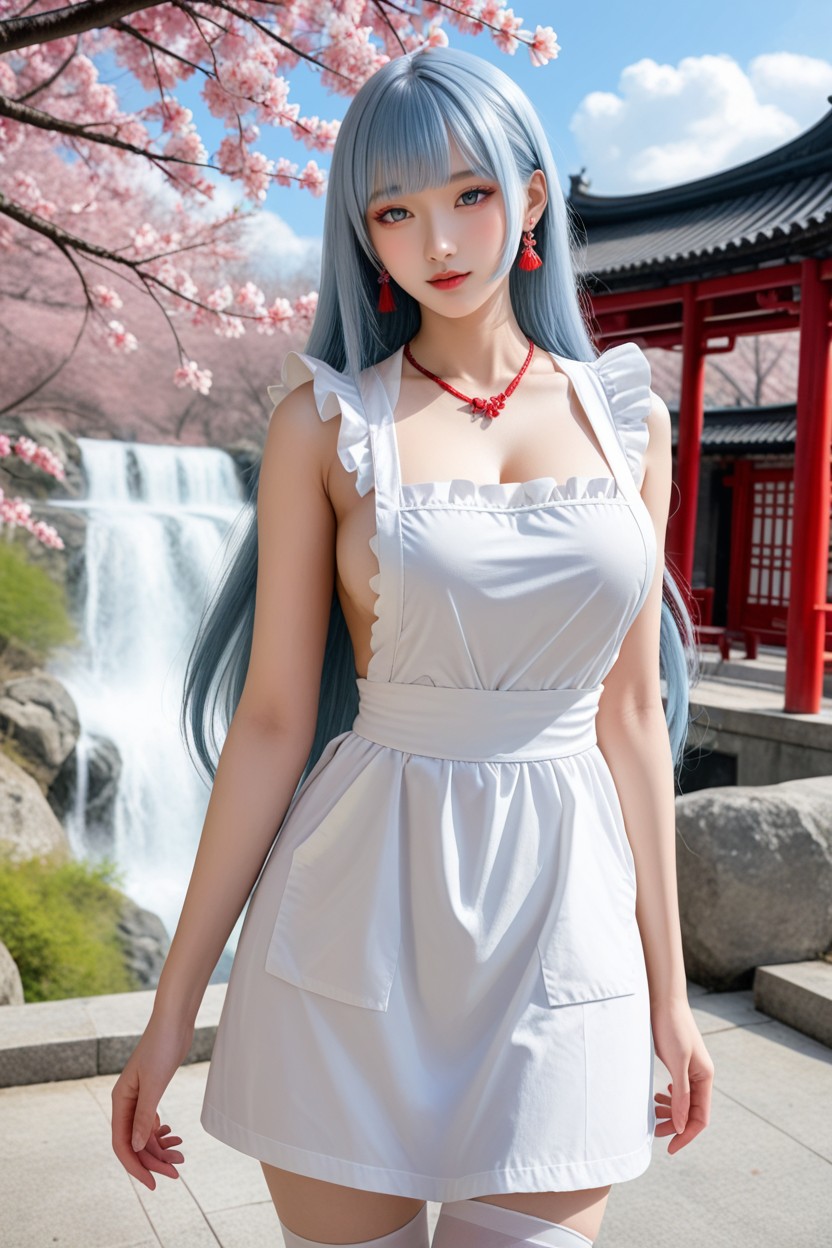 Perfect Curvy Body, Chinese Bridge, Extremely Perfect Hip Asiatischer KI Porno