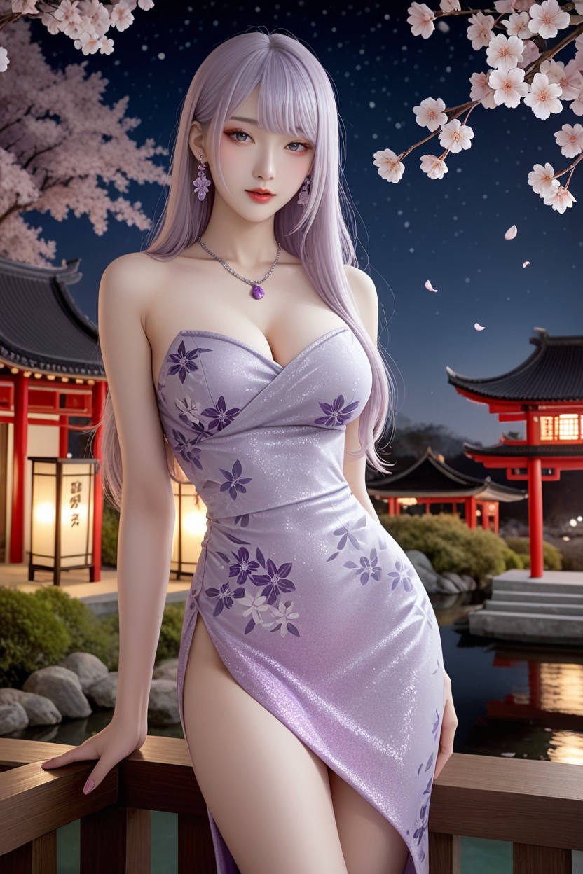 Chinese Goddes, Extremely Beautiful Face, Extremely Perfect Hip Asian AI Porn