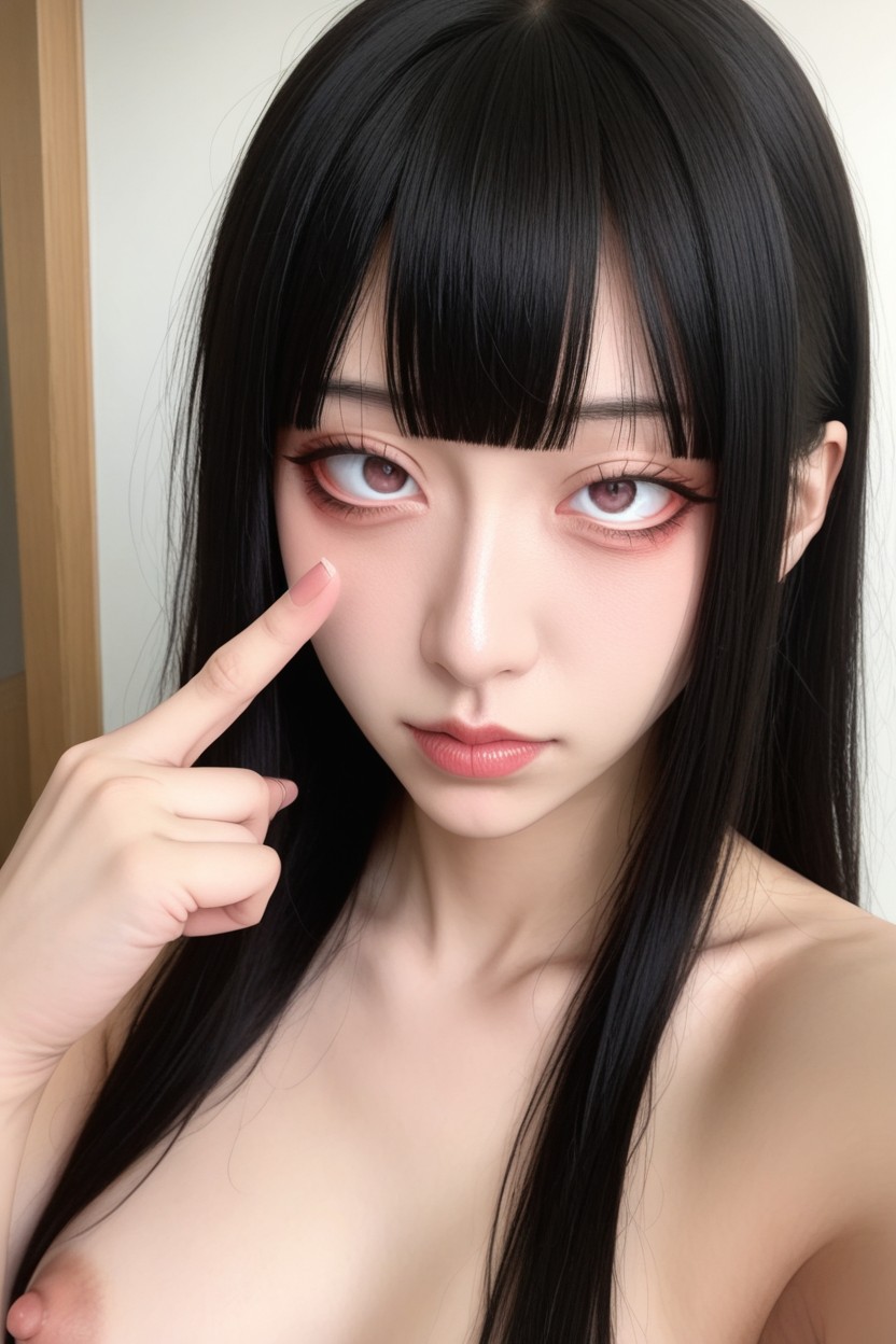 Droopy Eyes, 18+, Japanese Asian AI Porn