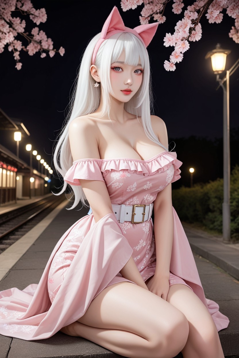 Chinese Idol, Chinese Goddes, Cherry Tree Asian AI Porn