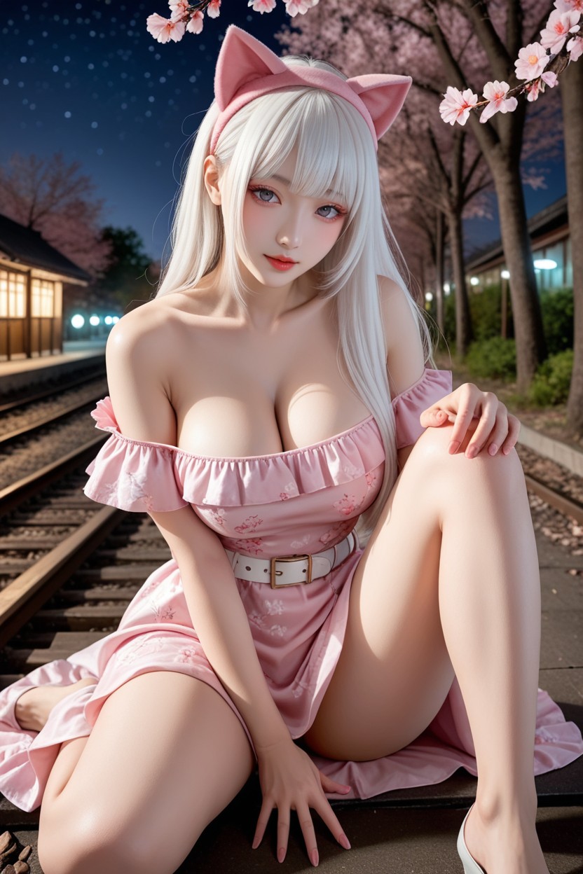 Uhd, Cherry Tree, Perfect Curvy Body Asiatischer KI Porno