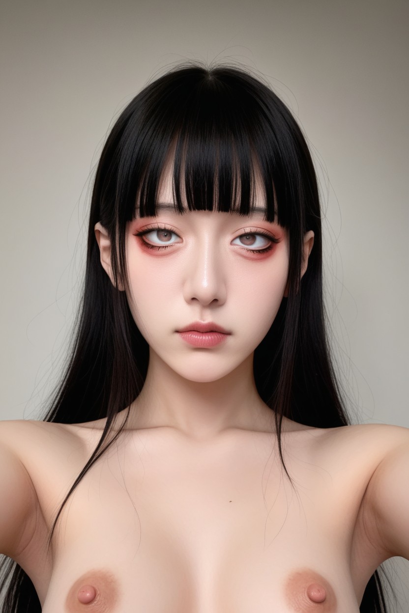 Round Face, Pechos Pequeños, Harajyuku Porno asiático IA