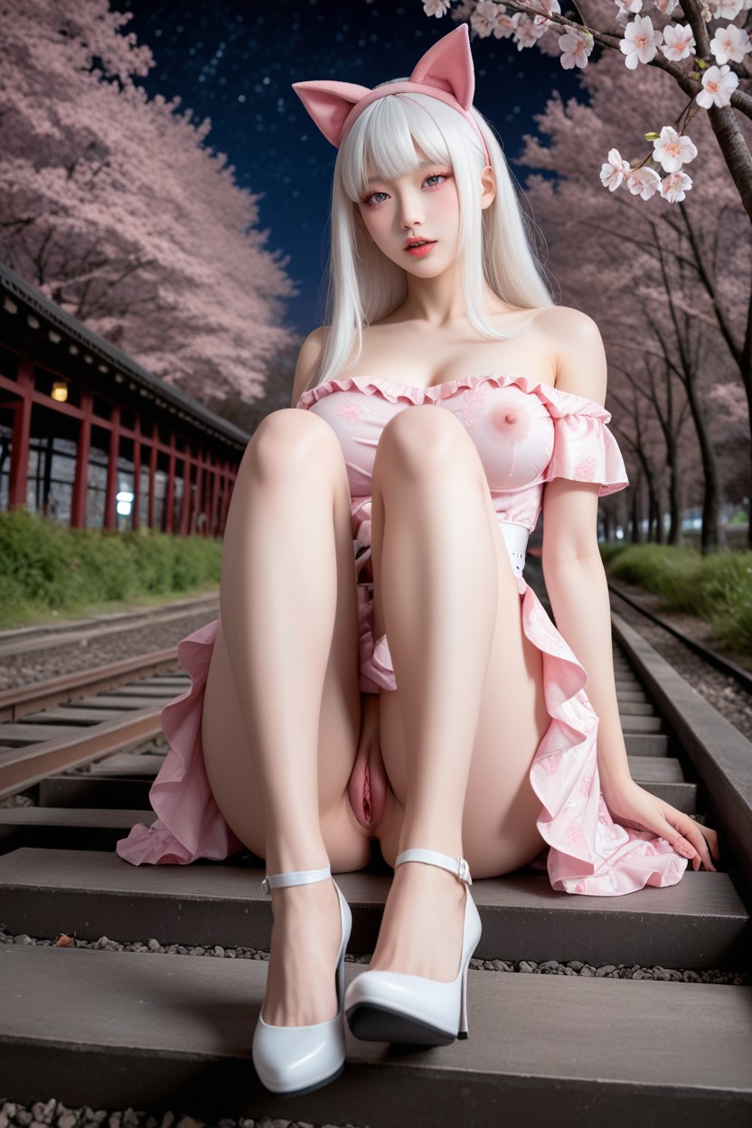 Hourglass Figure, Extremely Perfect Waist And Hip, Perfect Waist And Hip Asian AI Porn