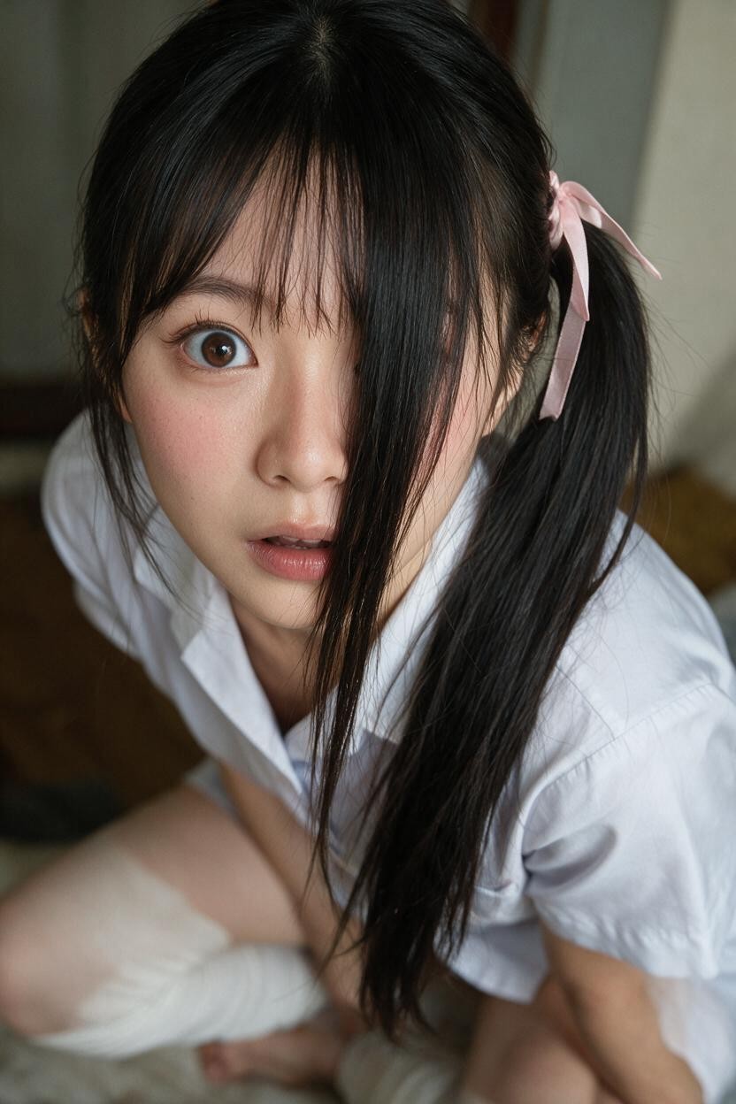 18+, Big Blue Eyes, Full-face Blush Asian AI Porn