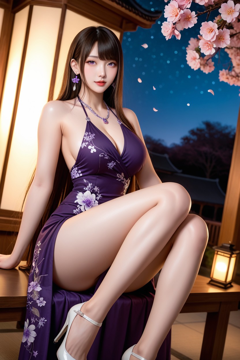 Perfect Curvy Body, Large Ass, Perfect Chinese Idol Face Porno IA Asiatique