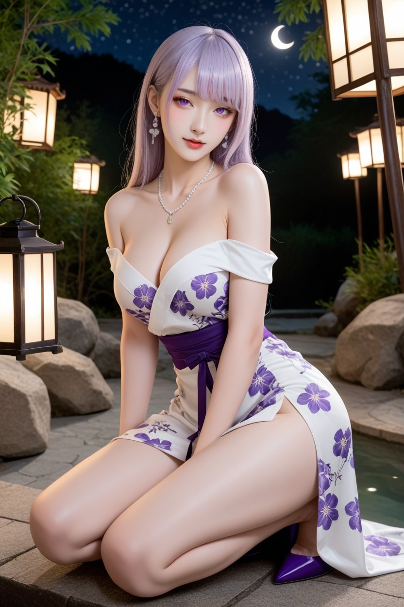 Beautiful Face, White Skin, Miss Universe Winning Idol Face Porno IA Asiatique
