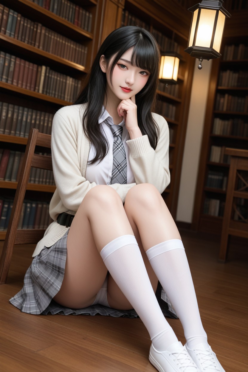 Extremely Perfect Hip, Korean Idol Face, Medium Ass Asian AI Porn