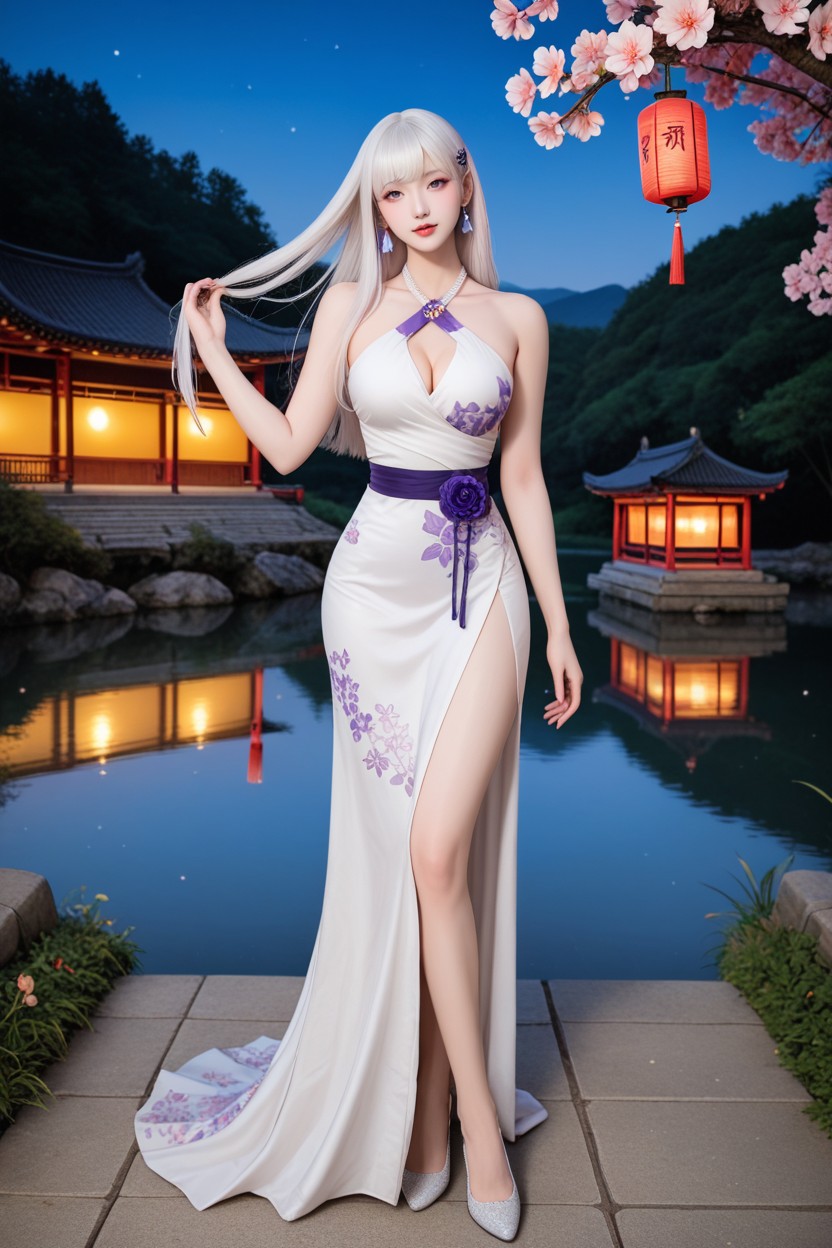 Perfect Body, Front View, Uhd Asian AI Porn