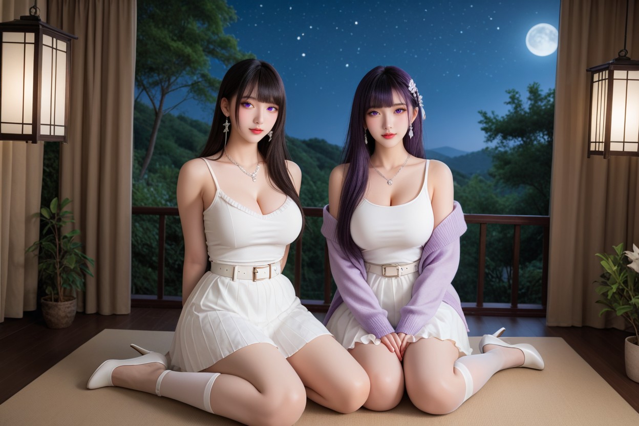 Extremely Smooth Skin, Extremely Perfect Anatomic Body, Perfect Chinese Idol Face Asian AI Porn