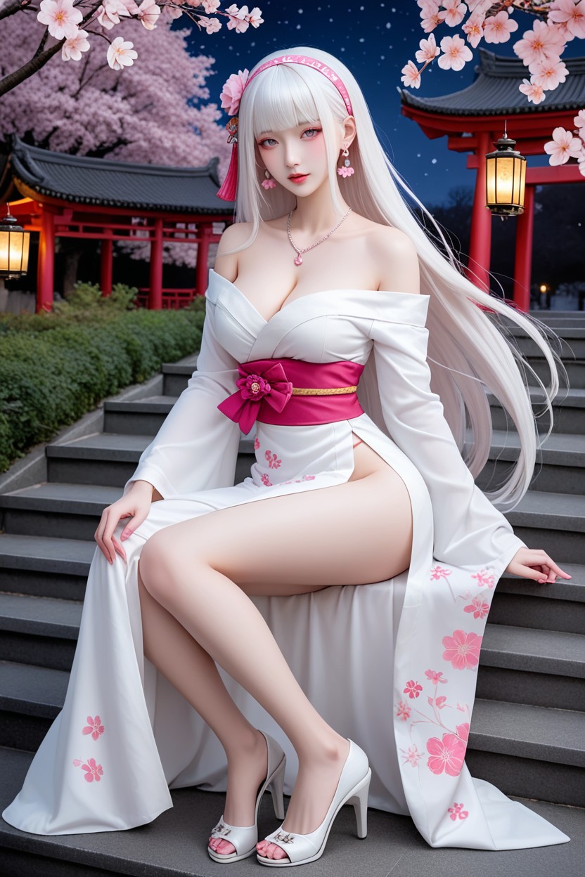 Chinese Goddes, Perfect Waist And Hip, Extremely Perfect Hip Asian AI Porn