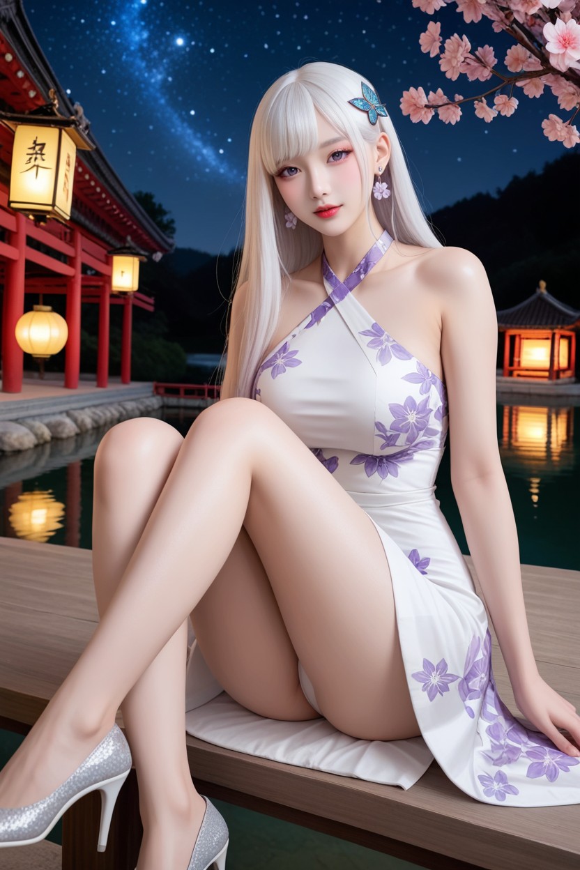 Medium Breast, Chinese Idol Face, Medium Ass Asian AI Porn