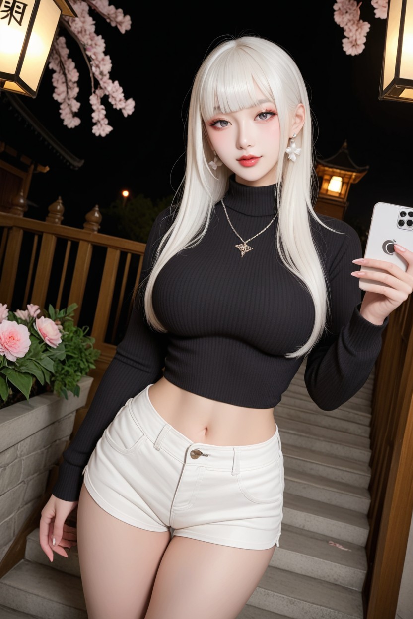 Chinese Goddes, Hourglass Figure, Chinese Idol Porno asiático IA