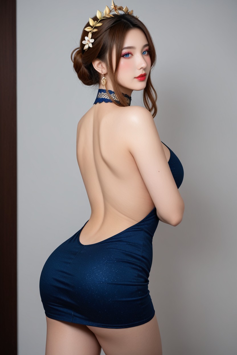 Beautiful Face, High Resolution, Long Hair Over Shoulder Asian AI Porn
