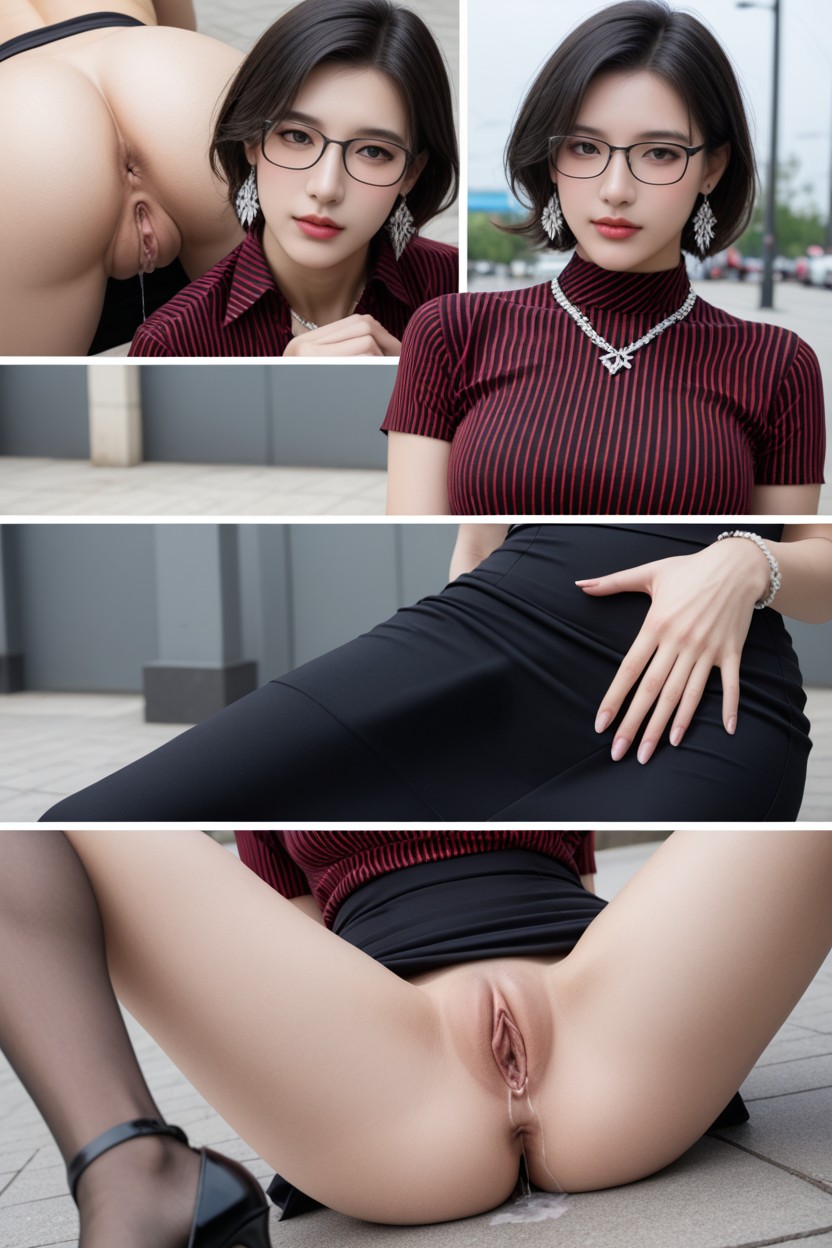 Sweety, Brunette, Fucked By Real Black Pennis Asian AI Porn