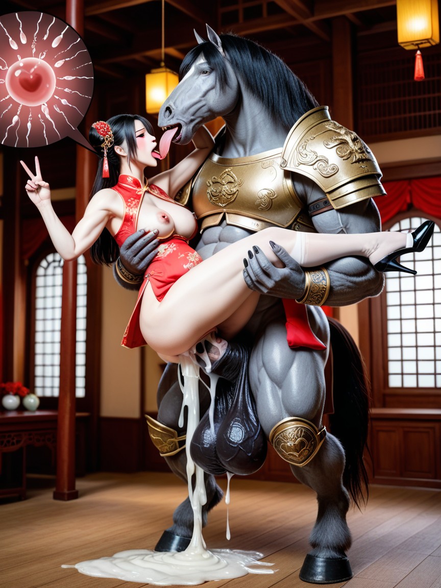 Carry Sex, Lovers, Ancient China Palace Asian AI Porn