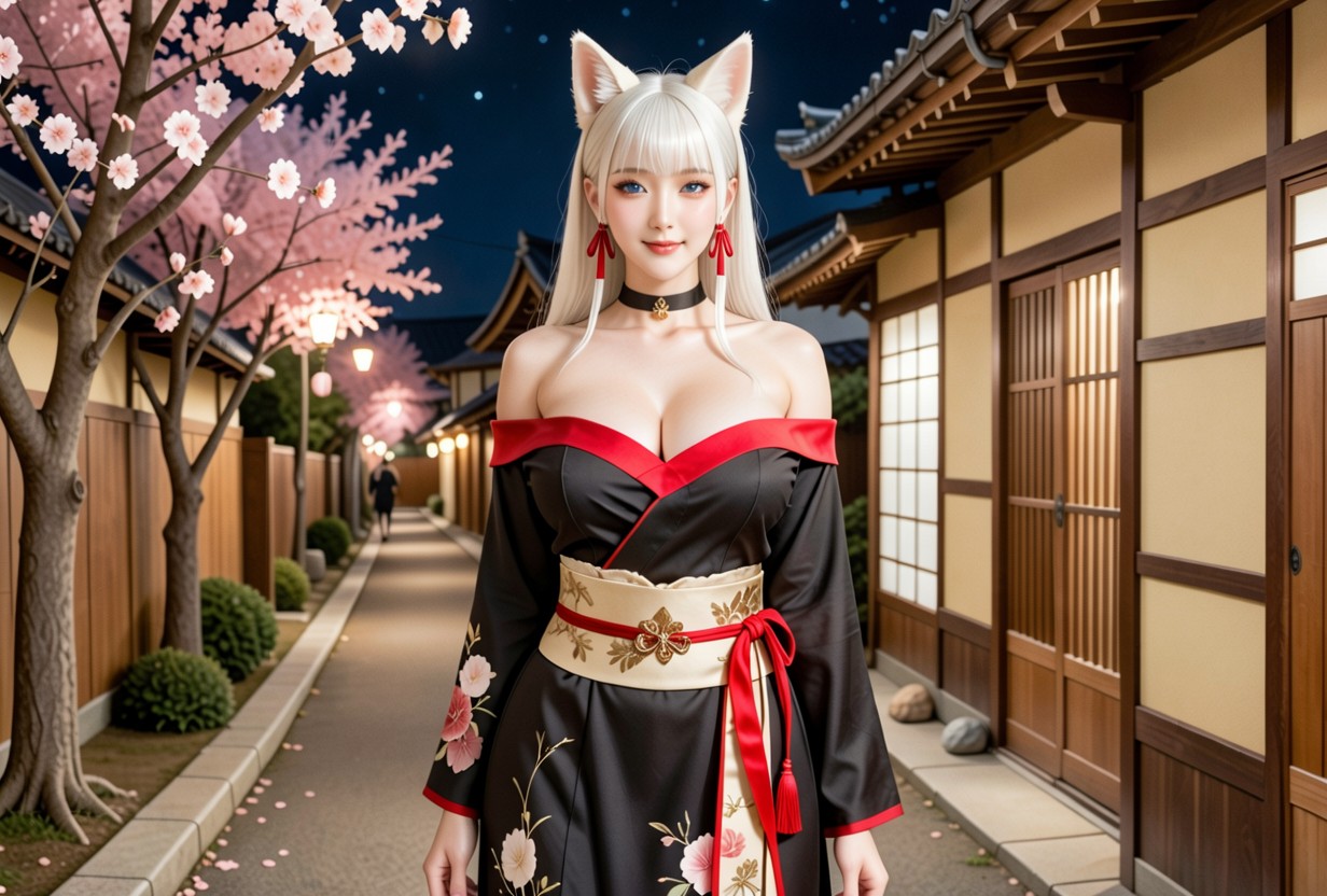 White Hair, 18+, Japanese Rural Lane Asian AI Porn