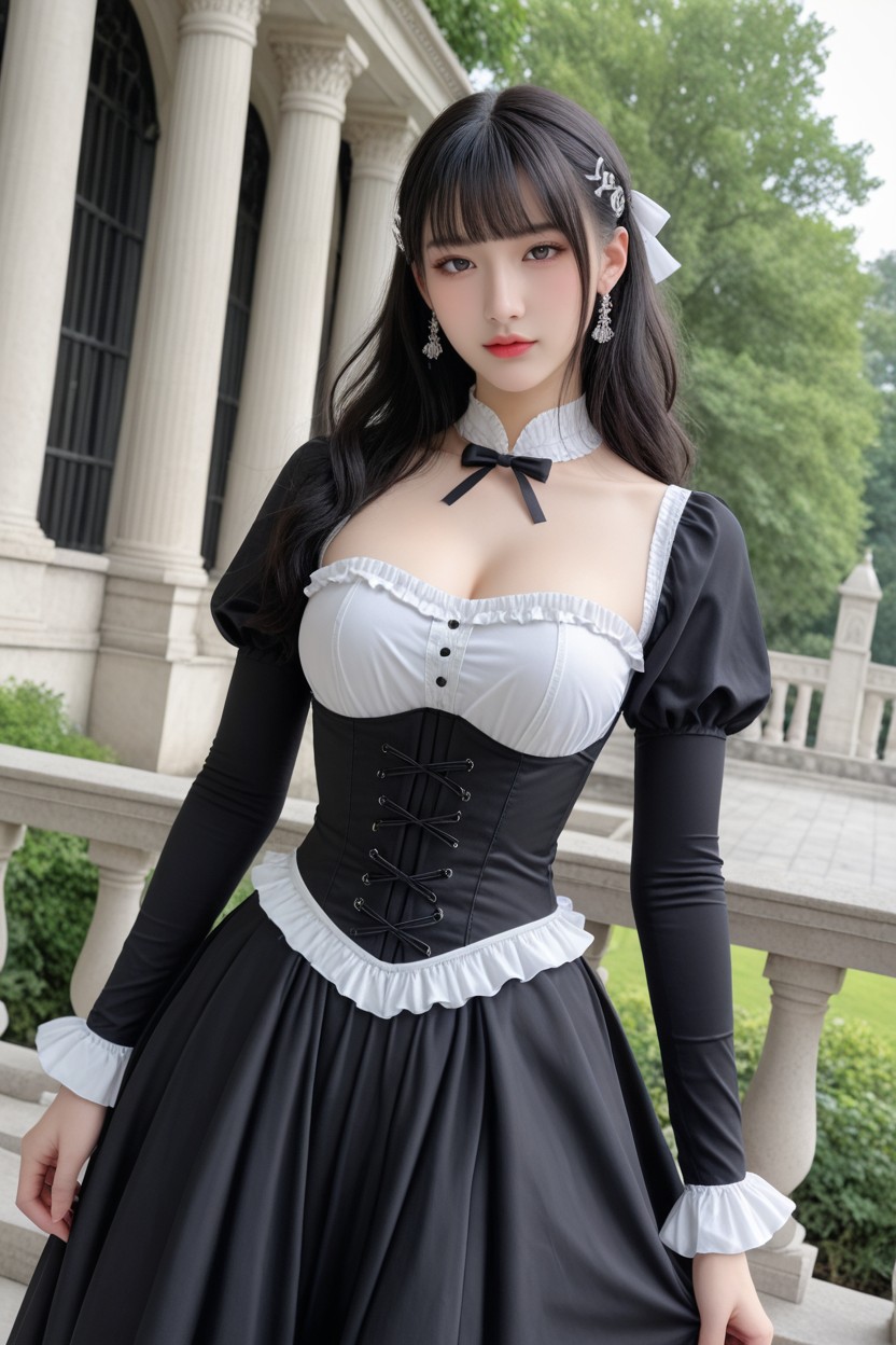 Palace, Breasts, Looking At Viewer Asian AI Porn