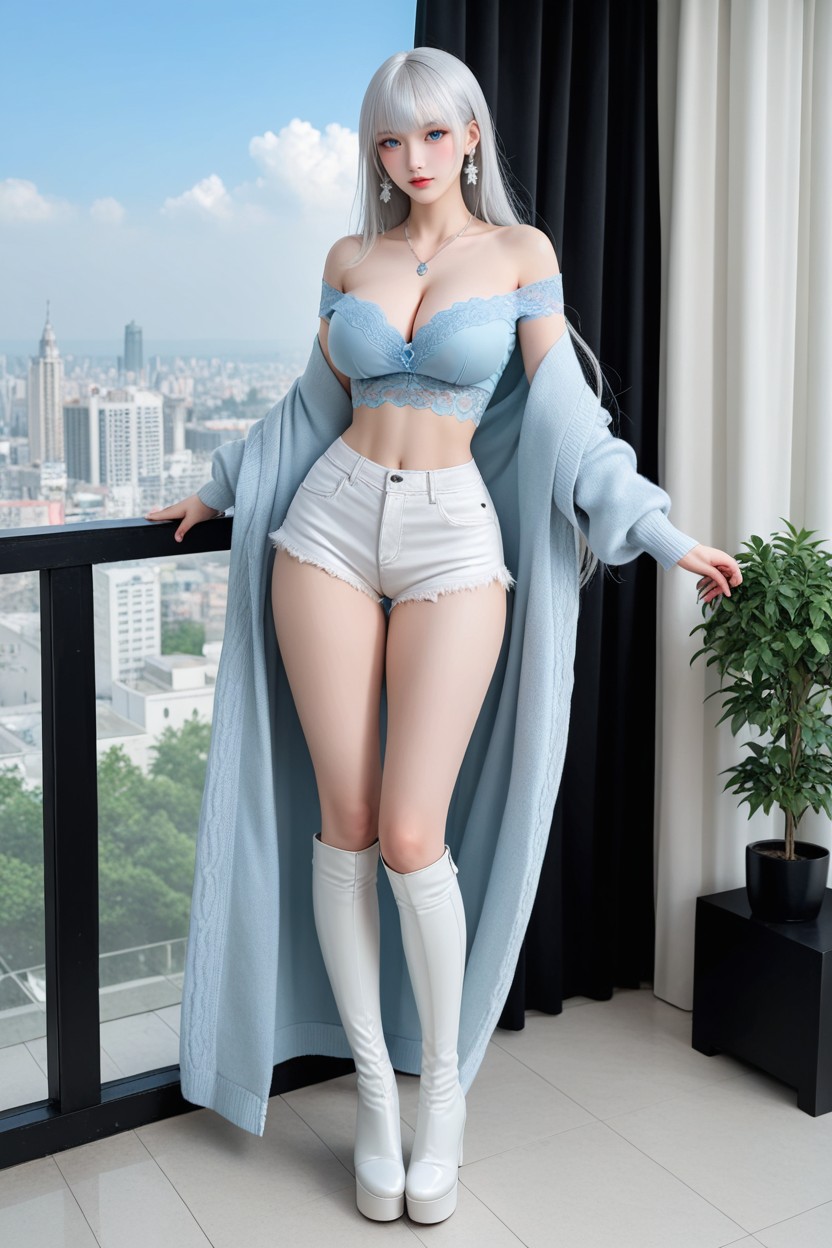 Front View, Chinese Idol Face, Extremely Beautiful Face Asian AI Porn
