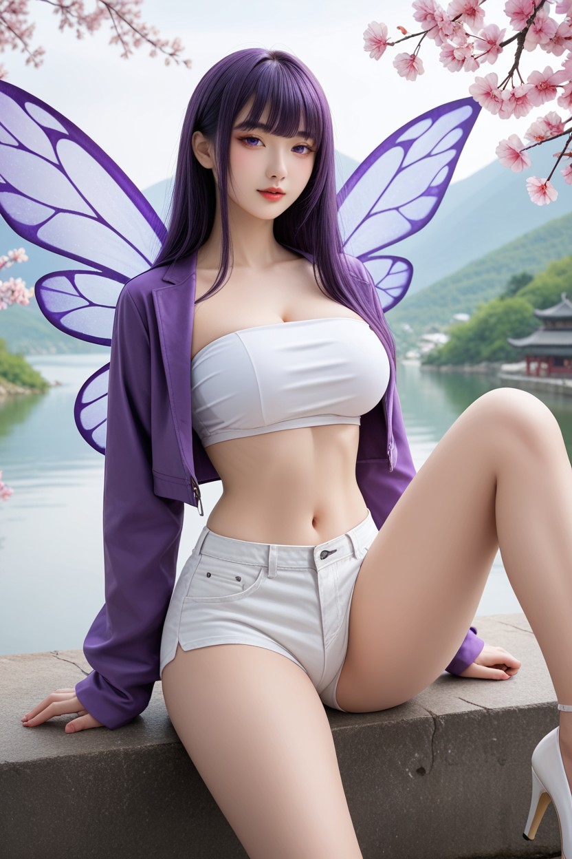 High Resolution, Extremely Perfect Waist And Hip, Chinese Goddes Asian AI Porn