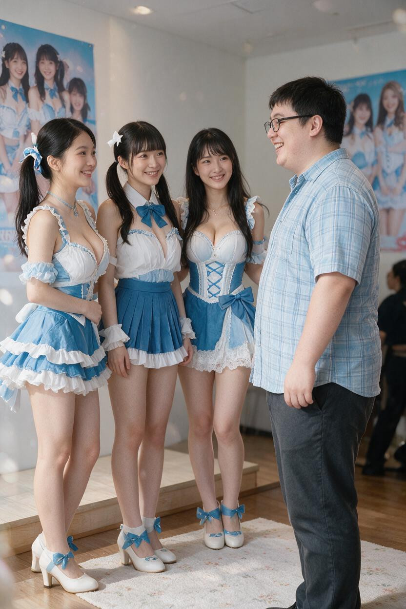 Photorealistic, Cute, Miss Universe-class Facial Features Asian AI Porn