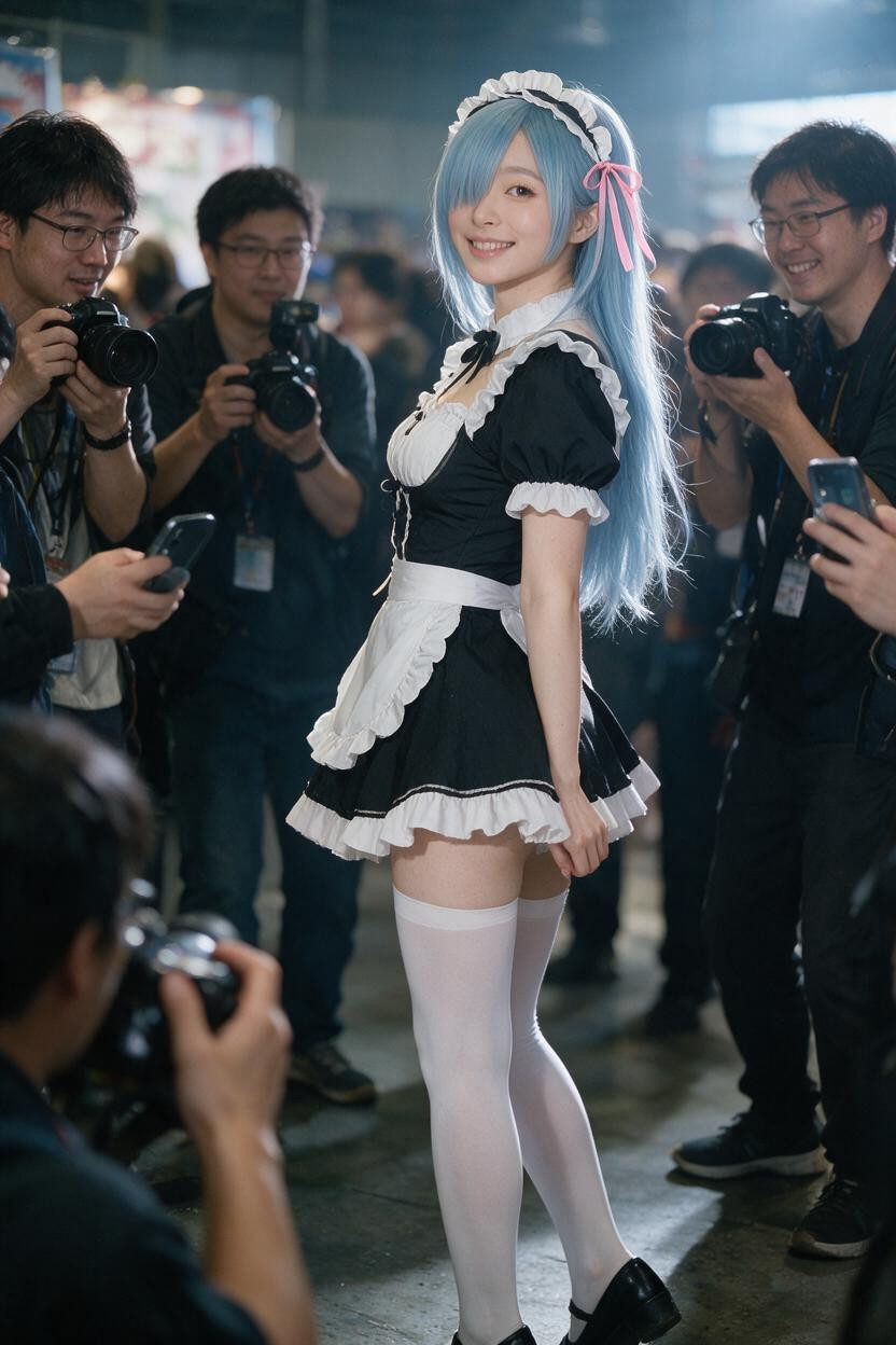 Miss Universe-class Facial Features, 18+, Side View Asian AI Porn