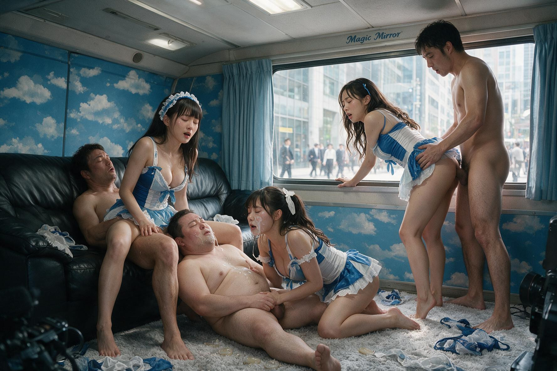 Soft-focus Background, Flawless Looks, Muscular Man Asian AI Porn