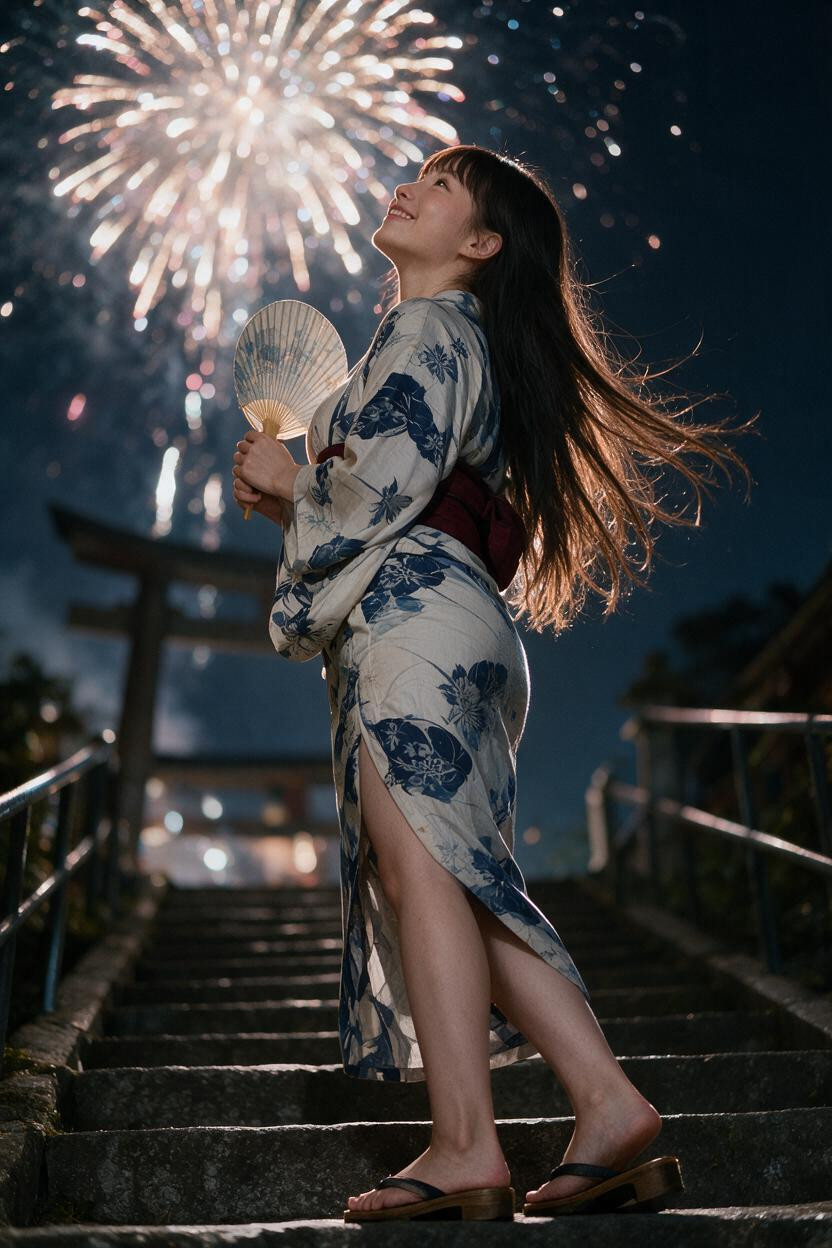 Bottom-up Effect, Cute, Large Asian AI Porn