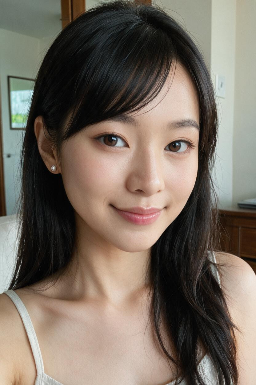Mousey Facial Features, Bokeh, Ultra Detailed Asian AI Porn