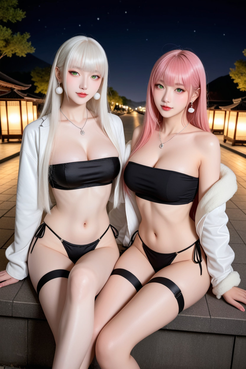 Uhd, White High Heels, Perfect Waist And Hip Asian AI Porn