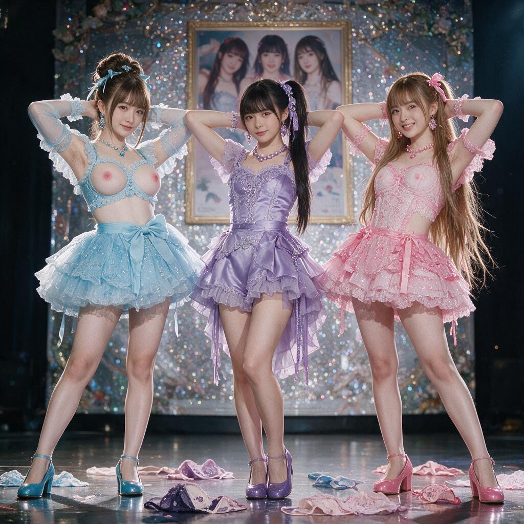 Overwhelming Beauty, And Features Pink Nipples With Modest-sized Areolasc-cup The Second Idol Wears A Lavish Light-blue-based Outfit And Has Beautiful Features; She Is The Second Tallest, Ultra-high Resolution Porno asiático IA