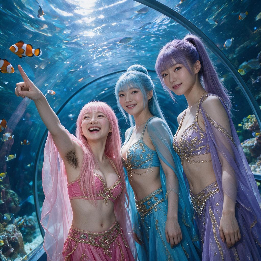 Extremely Long Pink Hair, Medium Height, Five Fingers Asian AI Porn