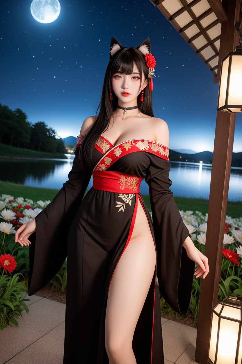 Extremely Perfect Anatomic Body, Extremely Perfect Hip, Extremely Smooth Skin Asian AI Porn