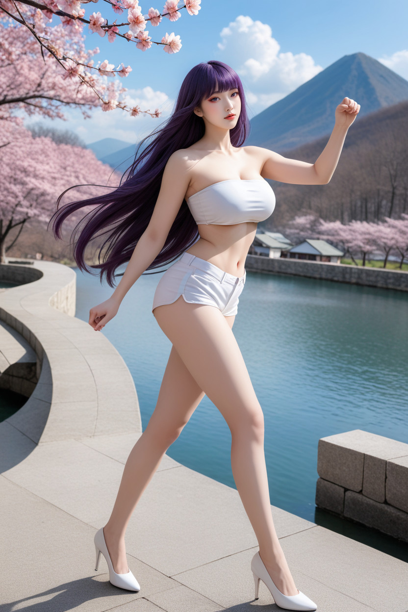 Makeup, Chinese Goddes, Perfect Chinese Idol Face Asian AI Porn
