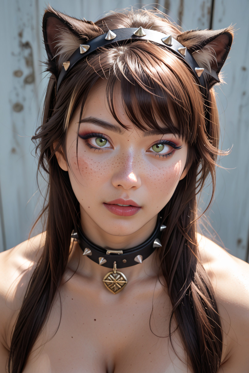 Rounded Breasts, Bangs, Pov アジアのAIエロ