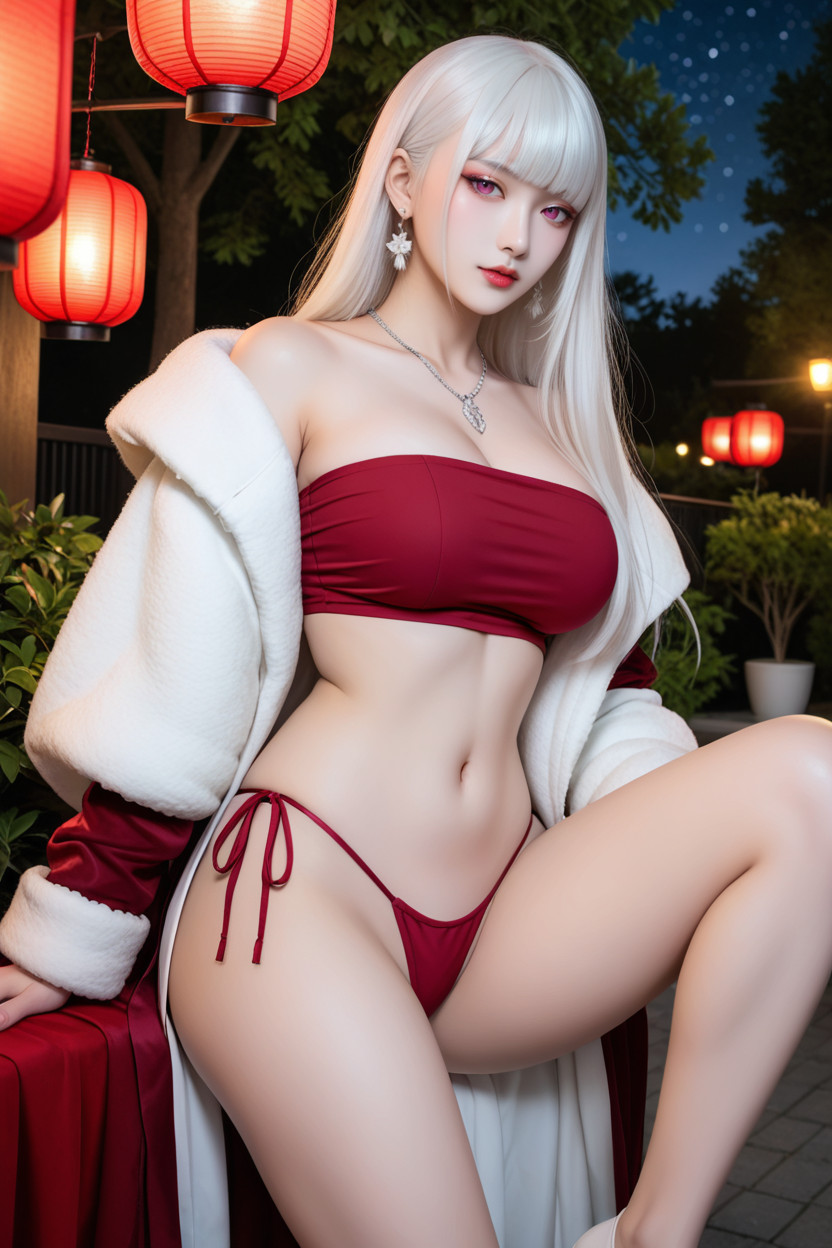Perfect Curvy Body, Perfect Waist And Hip, Uhd Asian AI Porn