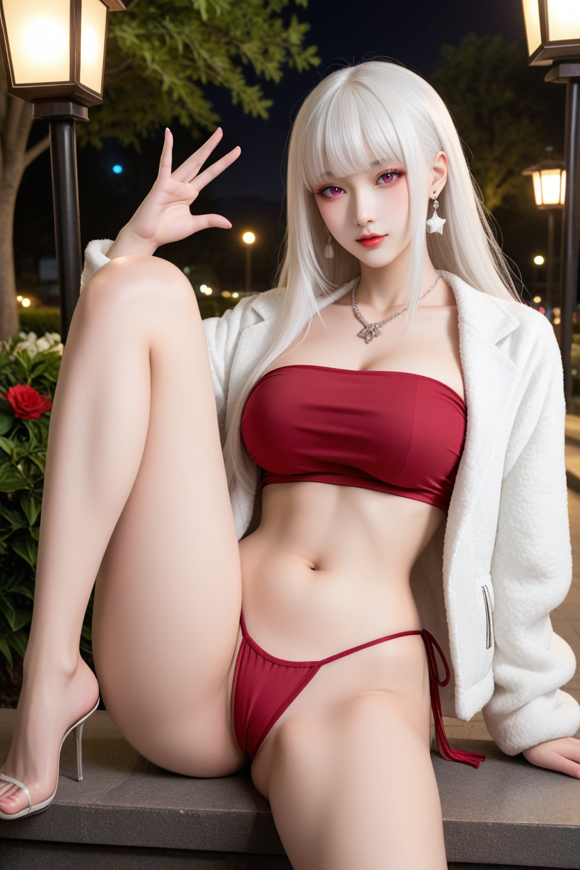 Extremely Perfect Hip, Cool Atmosphere, Uhd Asian AI Porn