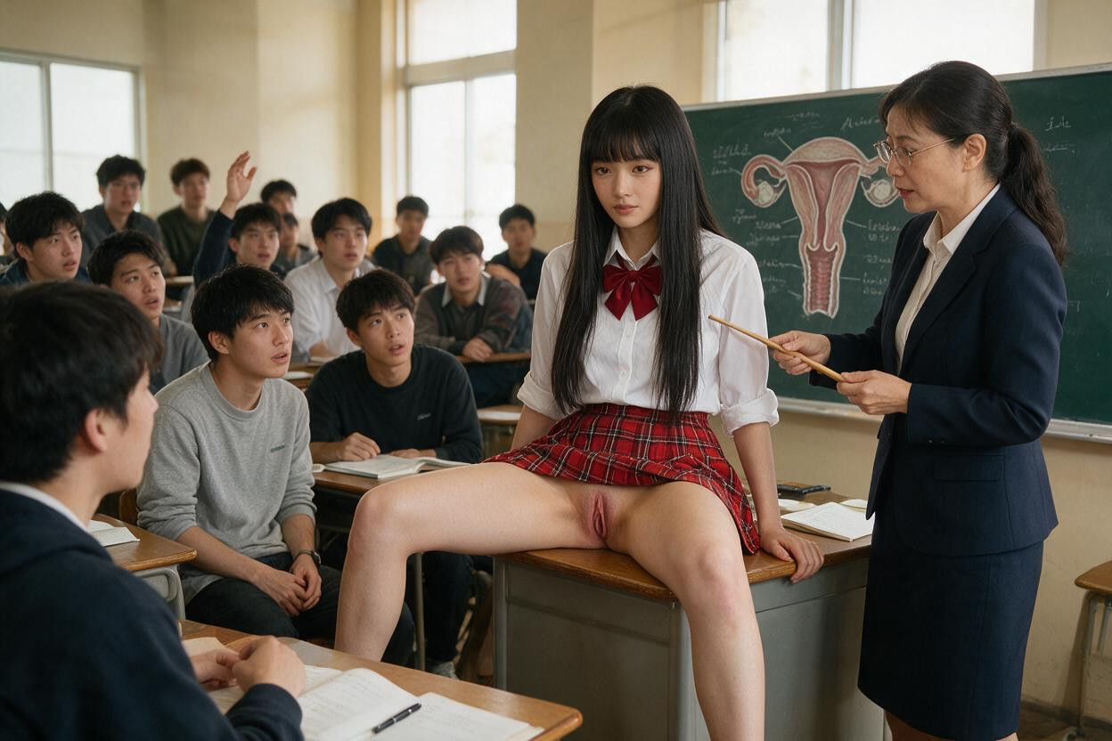 Miss Universe-level Appearance, 18+, Blunt-bangs Asian AI Porn