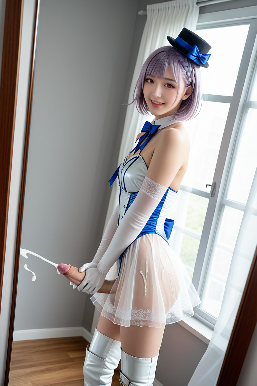 Detailed, Perfect Pale Skin, Detailed Asian AI Porn