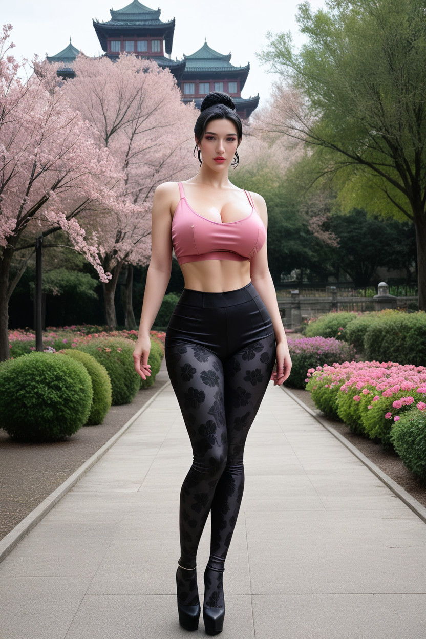 Skin =luscious And Lustrous, Glamorous, Shiny Asian AI Porn